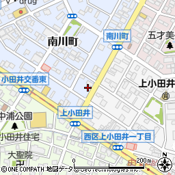 名鉄協商南川町駐車場周辺の地図