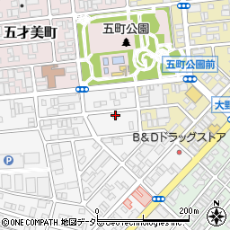 愛知県名古屋市西区市場木町517周辺の地図