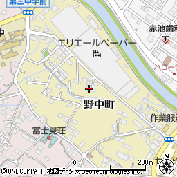 静岡県富士宮市野中町268周辺の地図