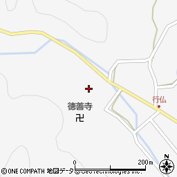 京都府船井郡京丹波町質美徳善寺周辺の地図