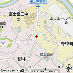 静岡県富士宮市野中町476周辺の地図