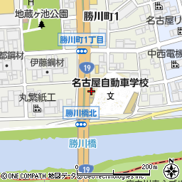 名古屋自動車学校春日井校周辺の地図