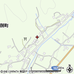 京都府京都市右京区京北上弓削町木戸口周辺の地図