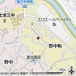 静岡県富士宮市野中町522周辺の地図