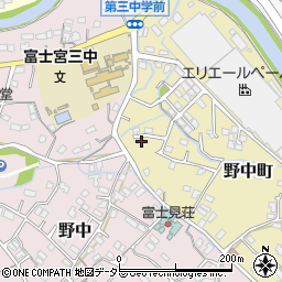 静岡県富士宮市野中町486周辺の地図