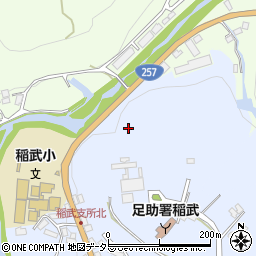 愛知県豊田市稲武町下タヒラ周辺の地図