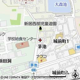 愛知県尾張旭市平子町中通5周辺の地図