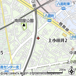 愛知県名古屋市西区上小田井2丁目103周辺の地図