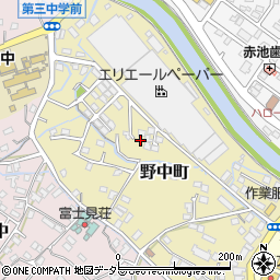 静岡県富士宮市野中町305周辺の地図