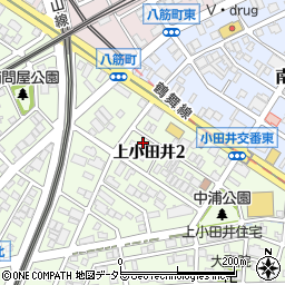 愛知県名古屋市西区上小田井2丁目55周辺の地図