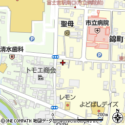 静岡県富士宮市田中町3周辺の地図