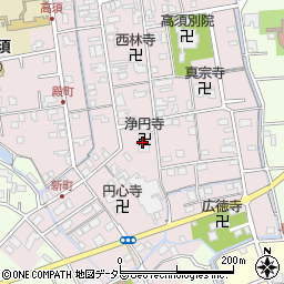 浄円寺周辺の地図