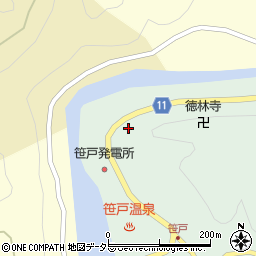 愛知県豊田市笹戸町平畑周辺の地図