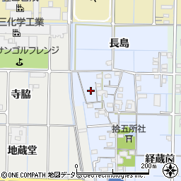 愛知県稲沢市七ツ寺町屋敷周辺の地図