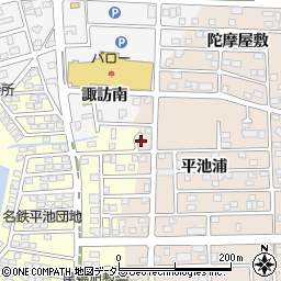 愛知県尾張旭市東大道町原田1873-6周辺の地図