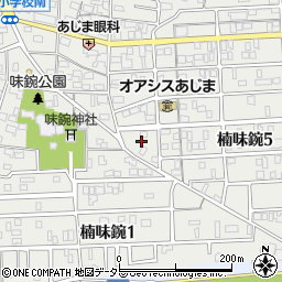 愛知県名古屋市北区楠味鋺5丁目905周辺の地図
