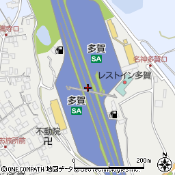 多賀ＳＡ周辺の地図