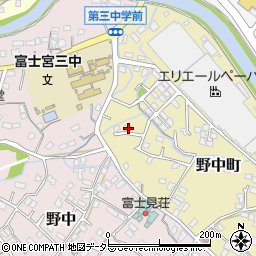 静岡県富士宮市野中町490周辺の地図