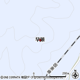 鳥取県八頭郡智頭町早瀬周辺の地図