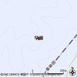 鳥取県智頭町（八頭郡）早瀬周辺の地図