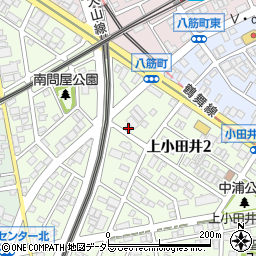 愛知県名古屋市西区上小田井2丁目44周辺の地図