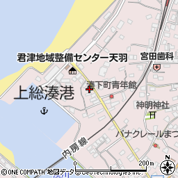千葉県富津市湊110周辺の地図