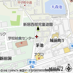 愛知県尾張旭市平子町中通45-3周辺の地図