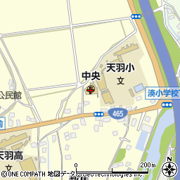 富津市立　中央保育所周辺の地図