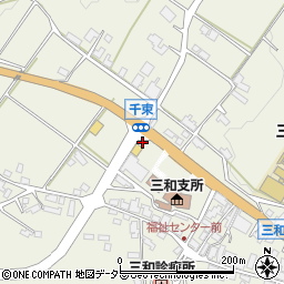 ローソン福知山三和町店周辺の地図