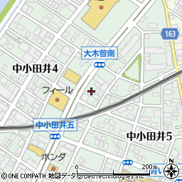 ａｕショップ　上小田井周辺の地図