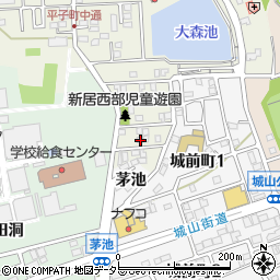 愛知県尾張旭市平子町中通41周辺の地図