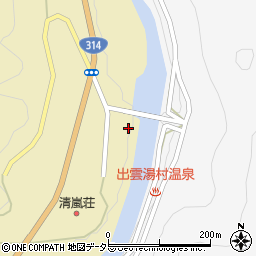 島根県雲南市吉田町川手167-2周辺の地図