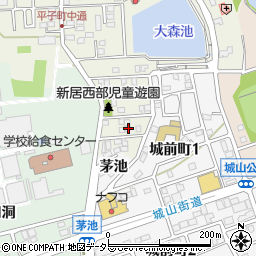 愛知県尾張旭市平子町中通40周辺の地図