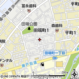 愛知県瀬戸市田端町1丁目60周辺の地図