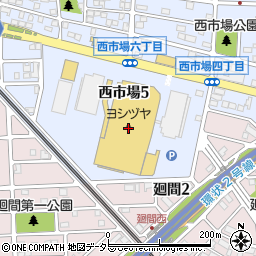 愛知銀行ヨシヅヤ清洲店 ＡＴＭ周辺の地図