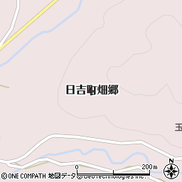 京都府南丹市日吉町畑郷周辺の地図