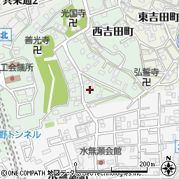 愛知県瀬戸市西吉田町41周辺の地図