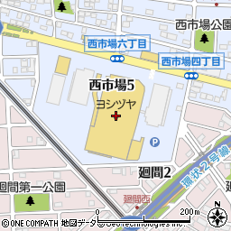 三菱ＵＦＪ銀行ヨシヅヤ清洲店 ＡＴＭ周辺の地図