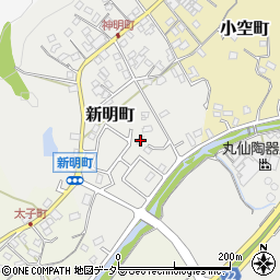 愛知県瀬戸市新明町19周辺の地図