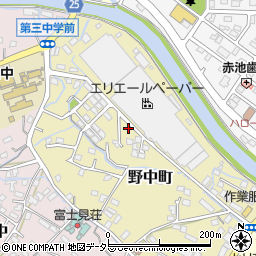 静岡県富士宮市野中町292周辺の地図