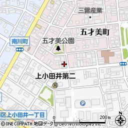 愛知県名古屋市西区五才美町55周辺の地図