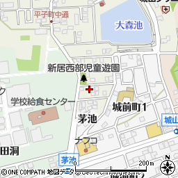 愛知県尾張旭市平子町中通51周辺の地図