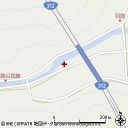 兵庫県朝来市田路49周辺の地図