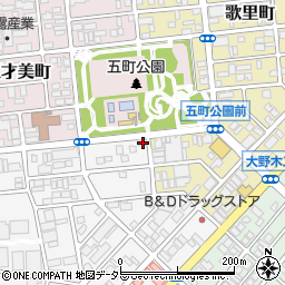 愛知県名古屋市西区市場木町535周辺の地図