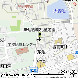 愛知県尾張旭市平子町中通46周辺の地図