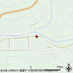愛知県豊根村（北設楽郡）坂宇場（向山）周辺の地図