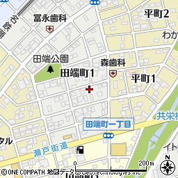 愛知県瀬戸市田端町1丁目63周辺の地図