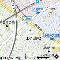 愛知県名古屋市西区上小田井2丁目28周辺の地図