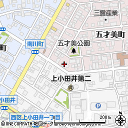 愛知県名古屋市西区五才美町46周辺の地図