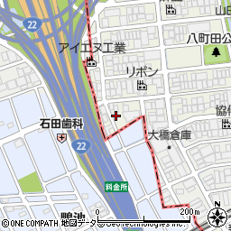 愛知県名古屋市西区長先町33周辺の地図